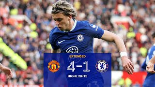 Manchester United 41 Chelsea  Highlights  EXTENDED  Premier League 2223 [upl. by Eigriv]