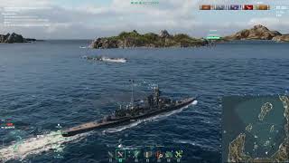 WOWS EU TIER VIII HIPPER DAM 57 822 KILLS 1 20240324 [upl. by Thia686]