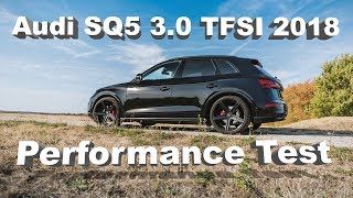 Audi SQ5 30 TFSI 2018 Performance Test  Serie vs Chiptuning [upl. by Nesahc]