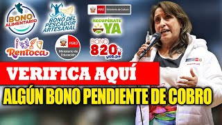 ¡Urgente Perú Verifica Aquí Si Tienes Algún Bono 2023 Pendiente De Cobro o Sin Cobrar ¡Link Oficial [upl. by Thapa971]