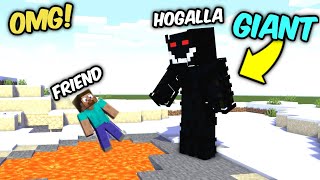 😱I Became A Giant Hogalalla To Troll My Best Friend In Minecraft  3 [upl. by Lind]