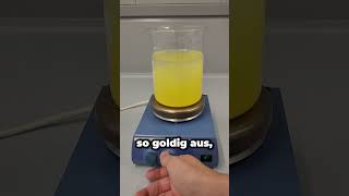 GOLD aus BLEI herstellen ein alter Alchemistentrick experiment science chemie wissenschaft [upl. by Diet]