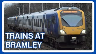 TRAINS at BRAMLEY WEST YORKSHIRE railway station [upl. by Kloman61]