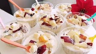 Postre Navideño Fácil Y Rápido 🎄🎄 ENSALADA DE MANZANA  CRIS EN LA COCINA [upl. by Boni]