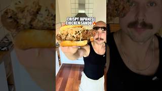 Super Crispy Japanese Fried Chicken Sandwich 🔥🍗🇯🇵❤️ friedchicken food cooking foodshorts [upl. by Bromley]