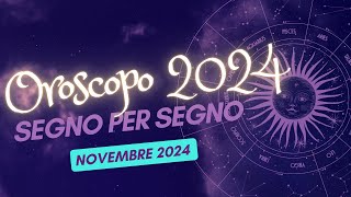 Previsioni astrologiche di Novembre 2024 che DEVI sapere [upl. by Ahsyas20]