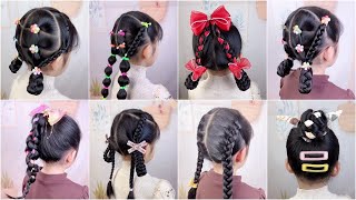 Creative Hair Tutorials  Pigtails Ponytails and Decorative Hairstyles [upl. by Aronid879]