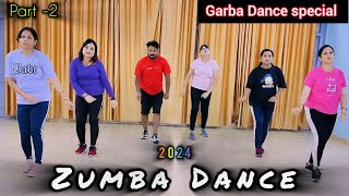 30mins GARBA Dance Workout  Easy Steps  Exercise to Lose weight 35kgs  Zumba Dance  zumba 🔥 [upl. by Rehpotsihrc]