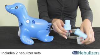 Just Nebulizers Sami the Seal Nebulizer Compressor [upl. by Dom]