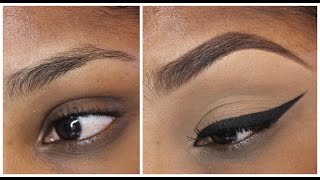 Eye Brow tutorial with and with out concealer [upl. by Nodla864]