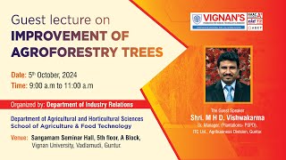 Guest lecture on Improvement of Agroforestry trees [upl. by Voe]