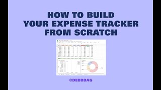 How to build your Expense Tracker from scratch  Debbbag [upl. by Yeldnarb861]