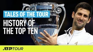 History Of The ATP Rankings Top Ten  TALES OF THE TOUR  ATP [upl. by Grew]