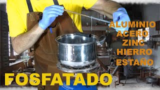 👉CÓMO HACER un FOSFATADO casero ALUMINIO Zinc Hierro Acero Estaño❗❗ [upl. by Yentyrb995]