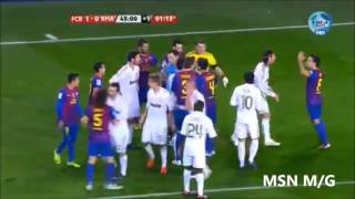 las mejores peleas entre Barcelona vs Real Madrid en los clasicos [upl. by Anisamoht]