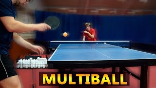 Table Tennis Multiball Training with Pongfinity [upl. by Carmel963]