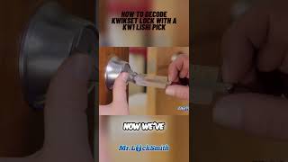 Lishi KW1 Pick  How to Decode Kwikset Lock [upl. by Kelli]