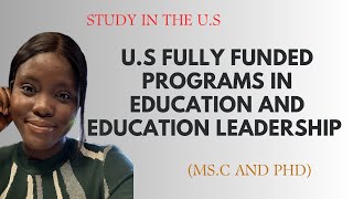 US Universities with 100 Scholarships for Education programs Masters ampPhD  Funding options [upl. by Marilyn]