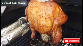 Beer Can Chicken  Injected w Butter Garlic Onion Powder amp Worcestershire [upl. by Hungarian828]