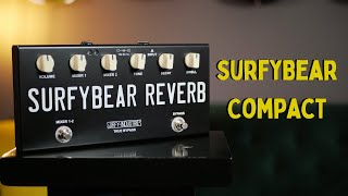 Surfy Industries SurfyBear Reverb Compact BK  Guitar Pedal Demo [upl. by Jews521]