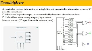 Demultiplexer part 02 Boolean expression implementation [upl. by Montagna]