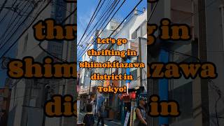 Shimokitazawa district Tokyo 🇯🇵shimokitazawa thrifting japanshorts japan travel japanshorts [upl. by Niveek]