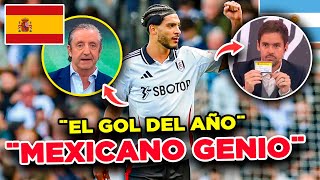 ¡ESPAÑOLES y ARGENTINOS SE EMOCIONAN con EL GOLAZO de RAÚL JIMÉNEZ EL MEXICANO EN INGLATERRA [upl. by Aisak999]