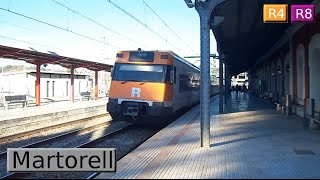 Martorell R4  R8  Rodalies Barcelona  Renfe 253  447  FGC 353 [upl. by Siuol]