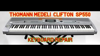 Thomann SP5500 Digital Piano Keyboard fix part 1 [upl. by Okihcas]