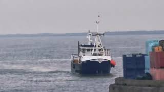 two fishing boats bridlington Harbour 2nd September 2022 [upl. by Silloc]