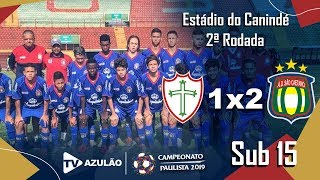 Portuguesa 1 x 2 São Caetano  Paulista Sub 15 [upl. by Erodasi]