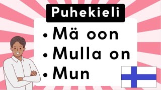 PUHEKIELI  Mä oon mulla on mun [upl. by Garv]