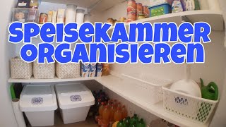 Abstellraum  Speisekammer organisieren Tipps amp Hacks Aufbewahrung Vorräte Die Siwuchins [upl. by Ylus680]