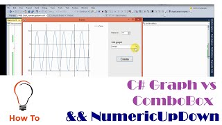 C Graph vs ComboBox amp NumericUpDown [upl. by Eillam]