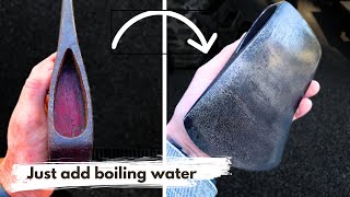 How to remove Plumb permabond  epoxied axe head  and save the handle [upl. by Cleary132]