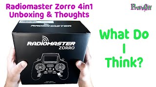 Radiomaster Zorro Unboxing amp My Thoughts [upl. by Teerprug]