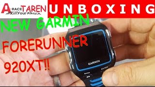 Garmin 920xt Triathlon Watch Unboxing [upl. by Salema]