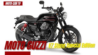 Moto Guzzi V7 Stone Special Edition  MOTOCAR TV [upl. by Licha]