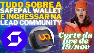 Como baixar instalar configurar a Safepal e ingressar na Lead Community [upl. by Annia]