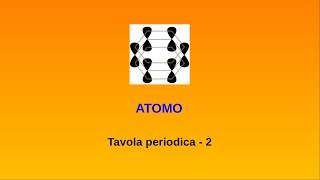 Lezioni di chimica  Atomo  11 Tavola periodica [upl. by Celinka796]