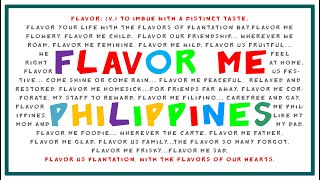 Flavor Me Filippinerna Flavor Me Plantation Bay [upl. by Bodkin]