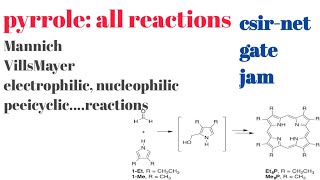 Aromatic heterocyclic compounds pyrrole [upl. by Pate]