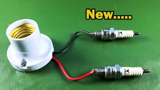 New Experiment Science Electric Free Energy Using By Magnet With Spark Plug 100 [upl. by Aniluap]