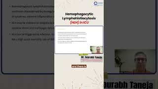 Hemophagocytic Lymphohistiocytosis in ICU  Dr Saurabh Taneja  Anesthesia Residency [upl. by Aseneg894]