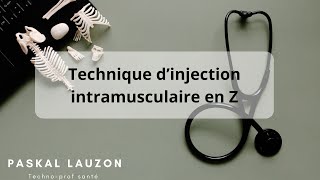 Technique injection intramusculaire en Z [upl. by Tizes]