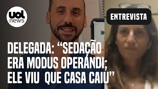 Anestesista preso ficou em silêncio após saber de vídeo e viu que casa caiu diz delegada do caso [upl. by Rednaeel]