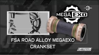 How To Install And Maintain An Alloy Road MegaExo Crankset  FSA Road [upl. by Neelyar616]