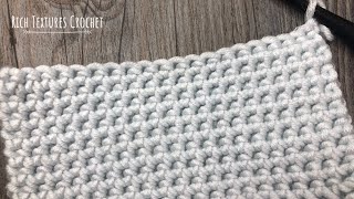 Single Crochet Thermal Stitch  How to Crochet [upl. by Oneal930]