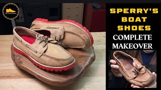 Sperry’s Boat Shoes Complete Makeover [upl. by Eidnim980]