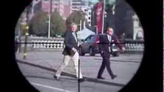 Carl Bildt target at Bilderberg Summit in Sweden [upl. by Fabron]